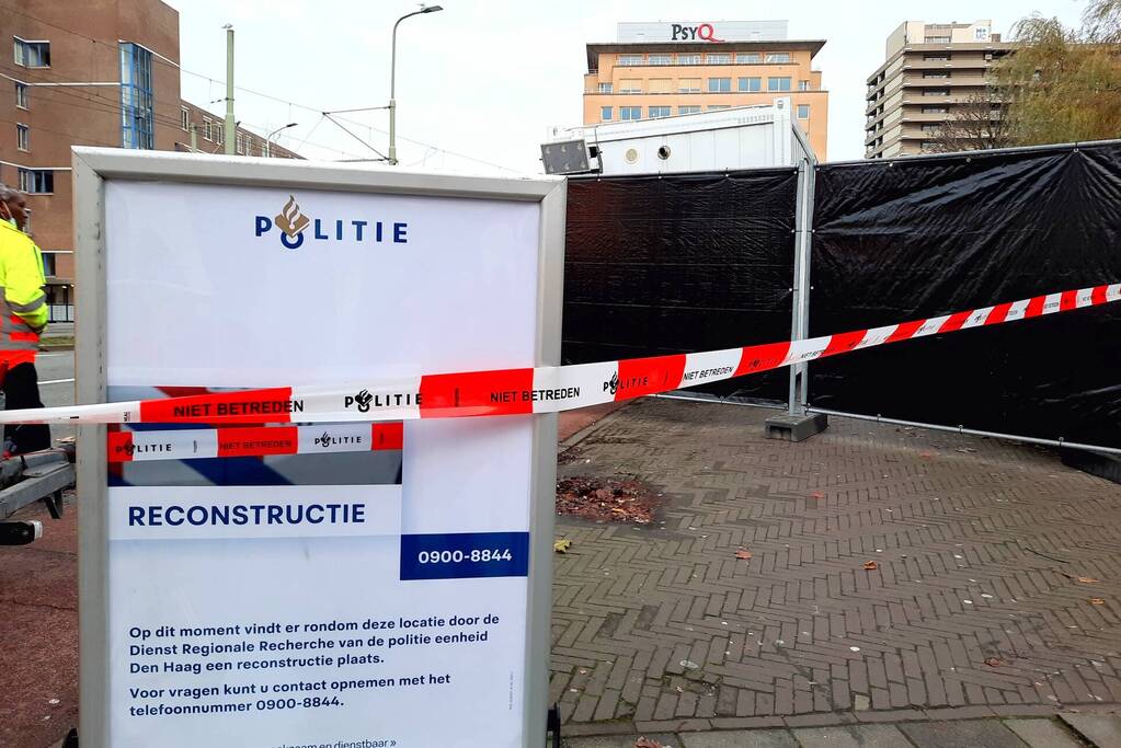 Weg afgesloten door reconstructie in politie-onderzoek