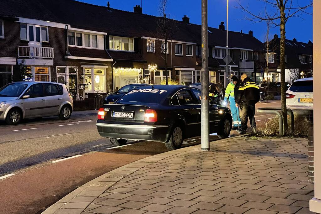 Fietser aangereden door auto