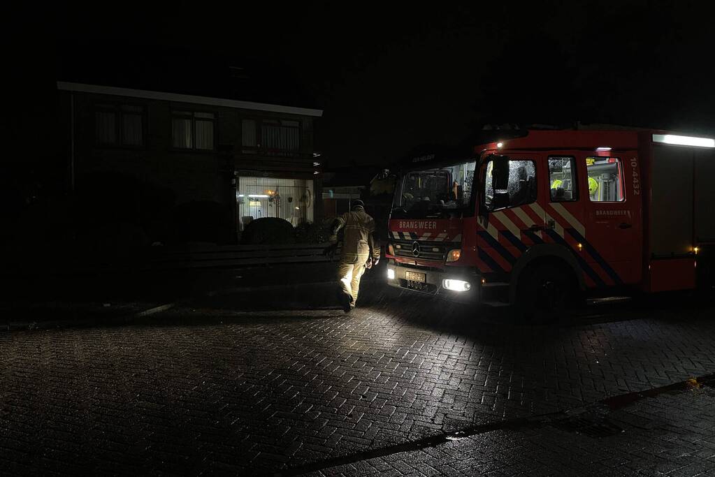 Brand in keuken van woning snel geblust