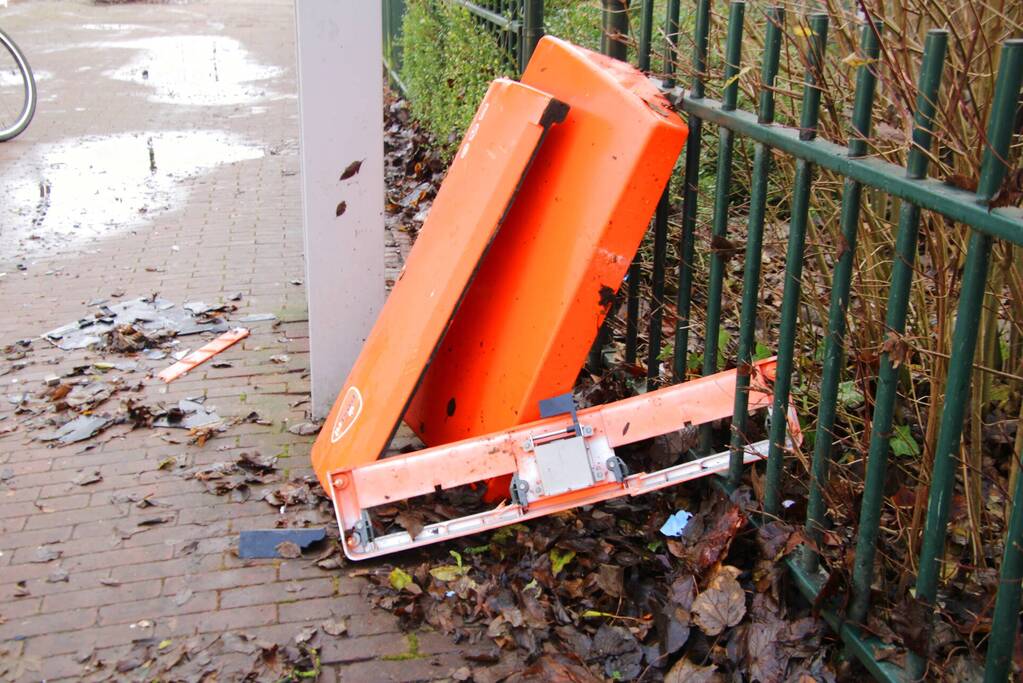 Brievenbus PostNL opgeblazen met vuurwerk