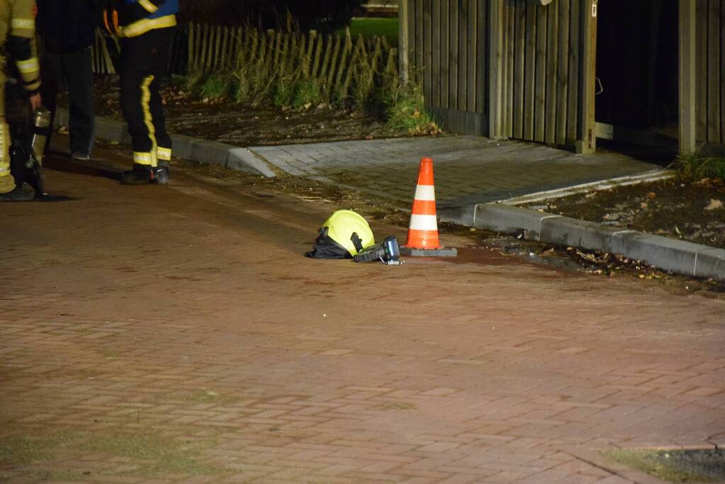 Brandweer sluit straat af door gaslekkage