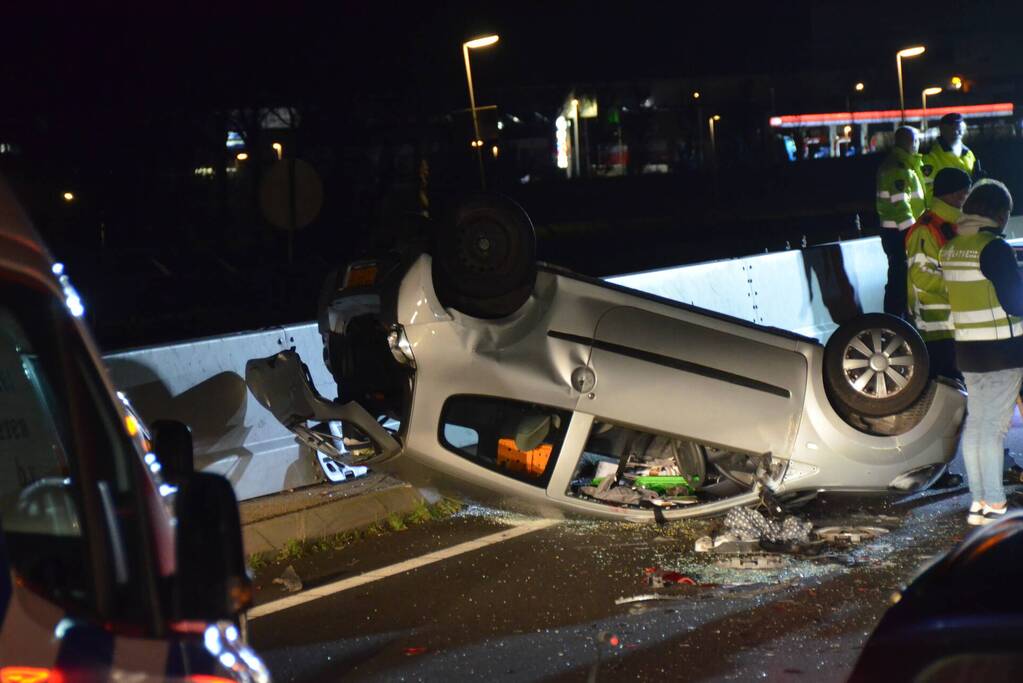 Zes auto's betrokken bij ongeval