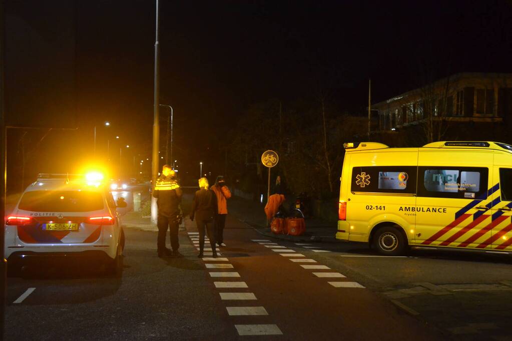 Scooterrijder gaat onderuit en raakt gewond
