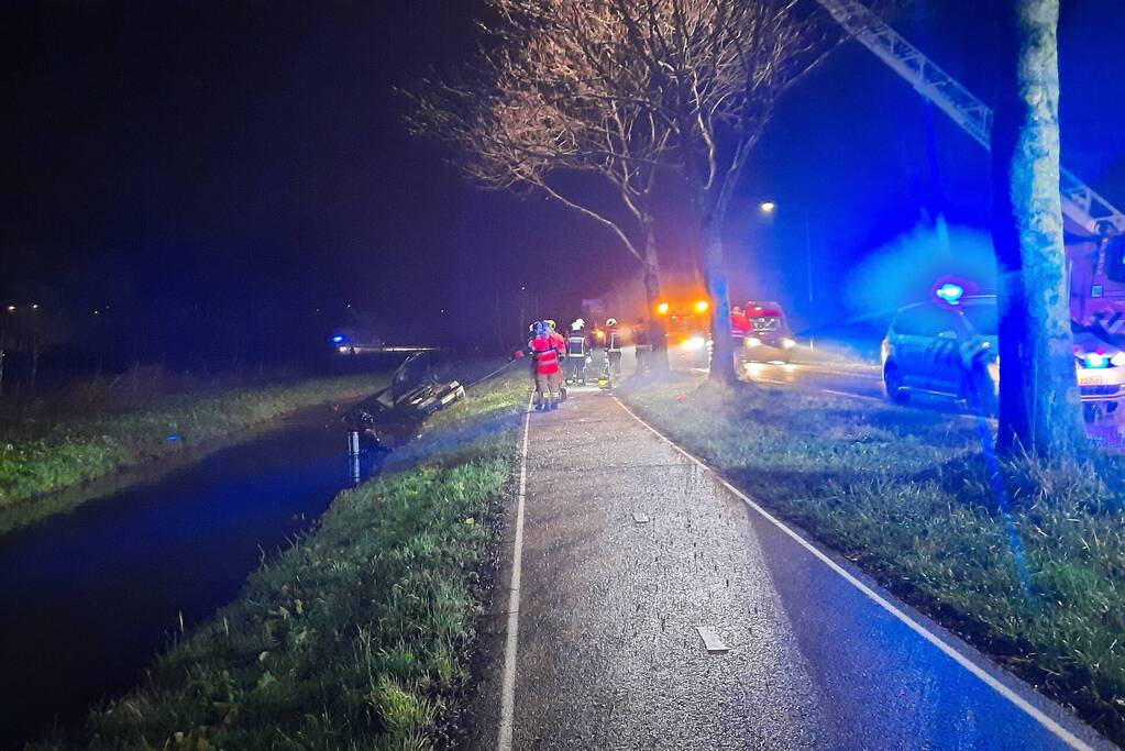 Automobilist ernstig gewond bij ernstig ongeval