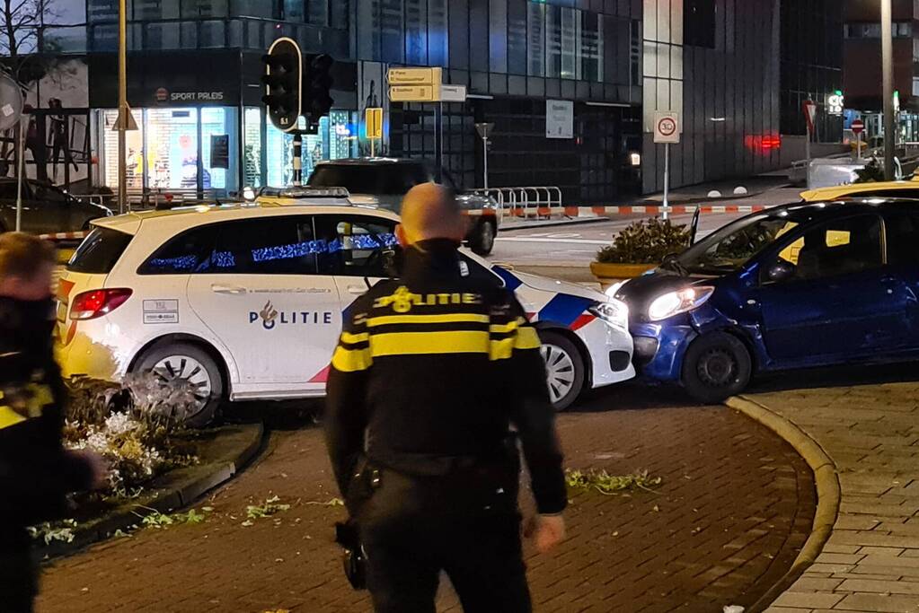 Automobilist crashed na achtervolging