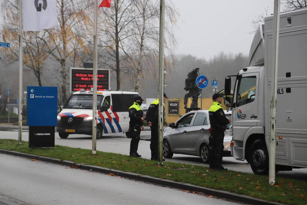 Politie ingezet op Mediapark