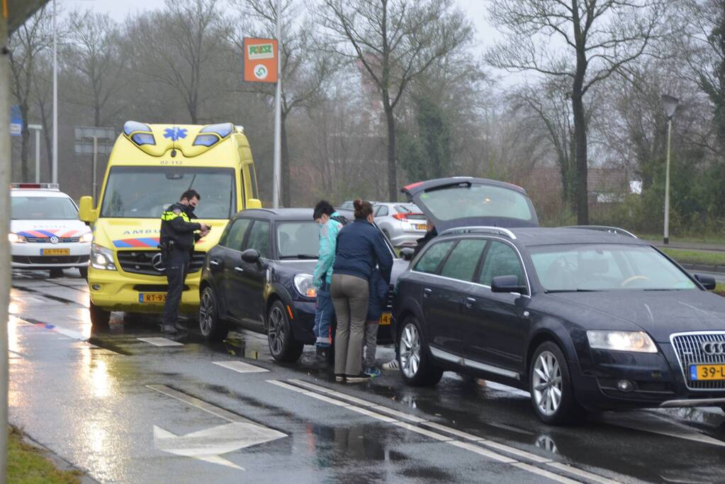 Gewonde bij ongeval tussen voertuigen