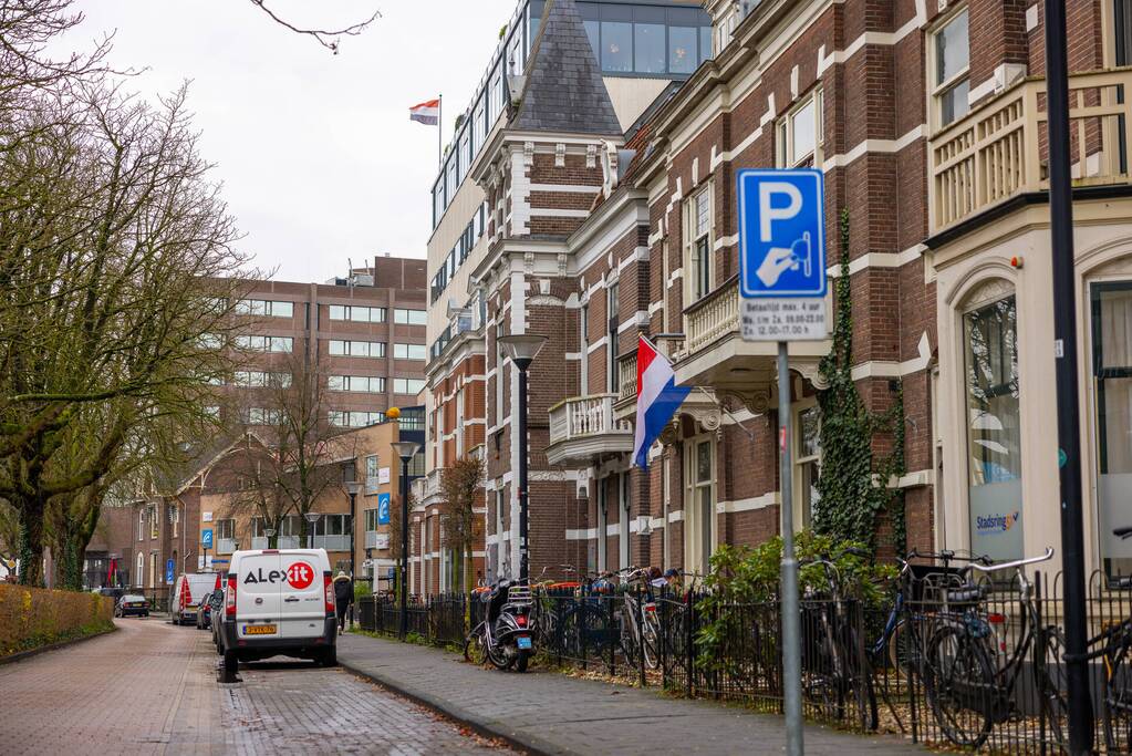 Vlaggen uitgehangen voor wereldkampioen Max Verstappen