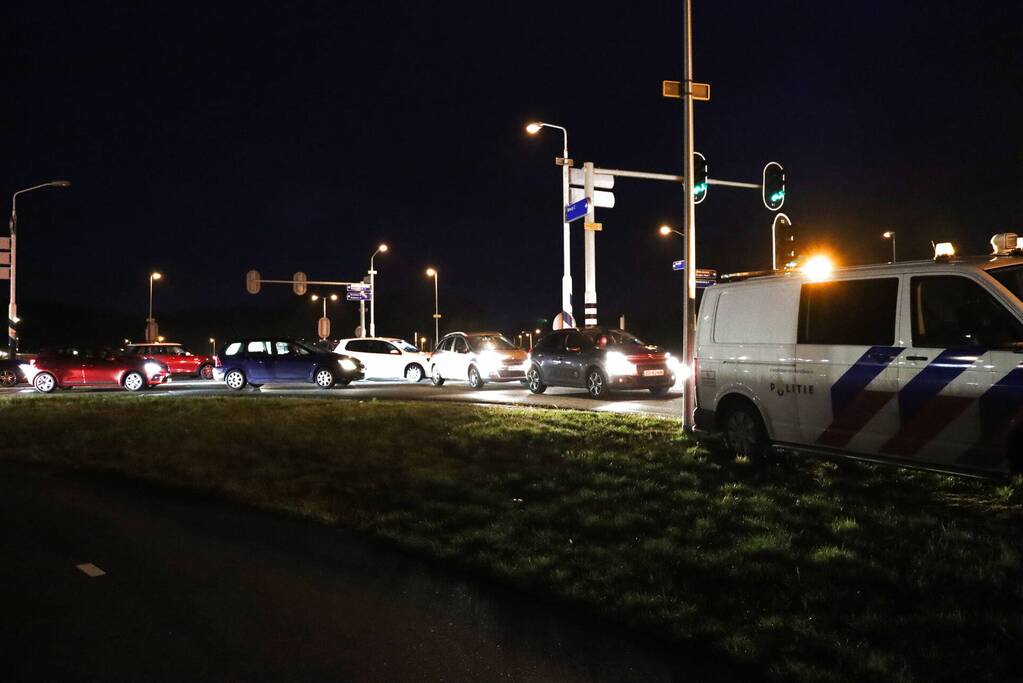 Auto verwoest door brand