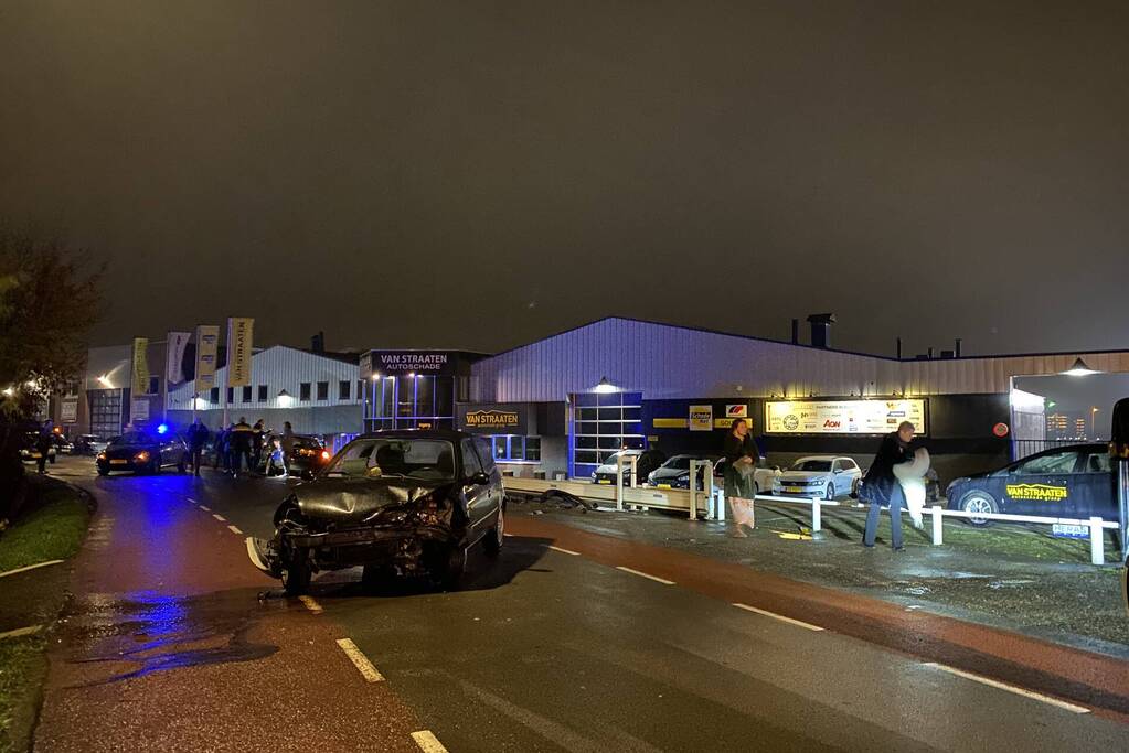 Schade aan personenauto's door ongeval