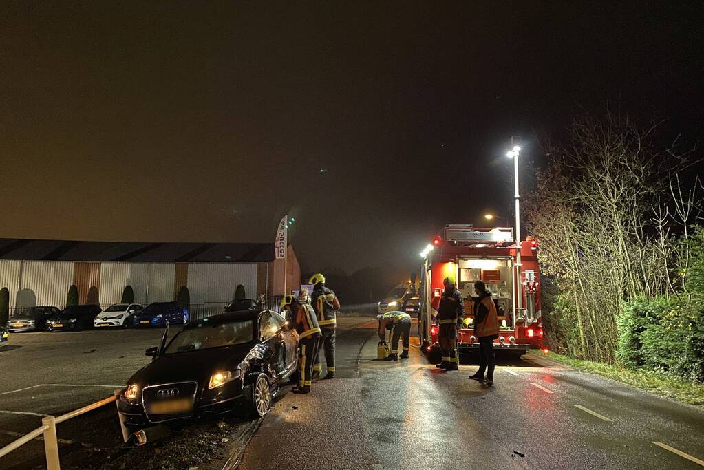 Schade aan personenauto's door ongeval