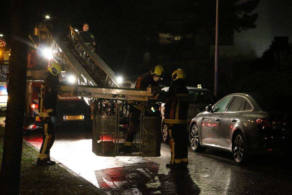 Traumateam assisteert bij incident in woning