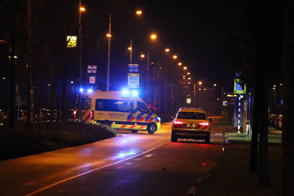 Traumateam assisteert bij incident in woning