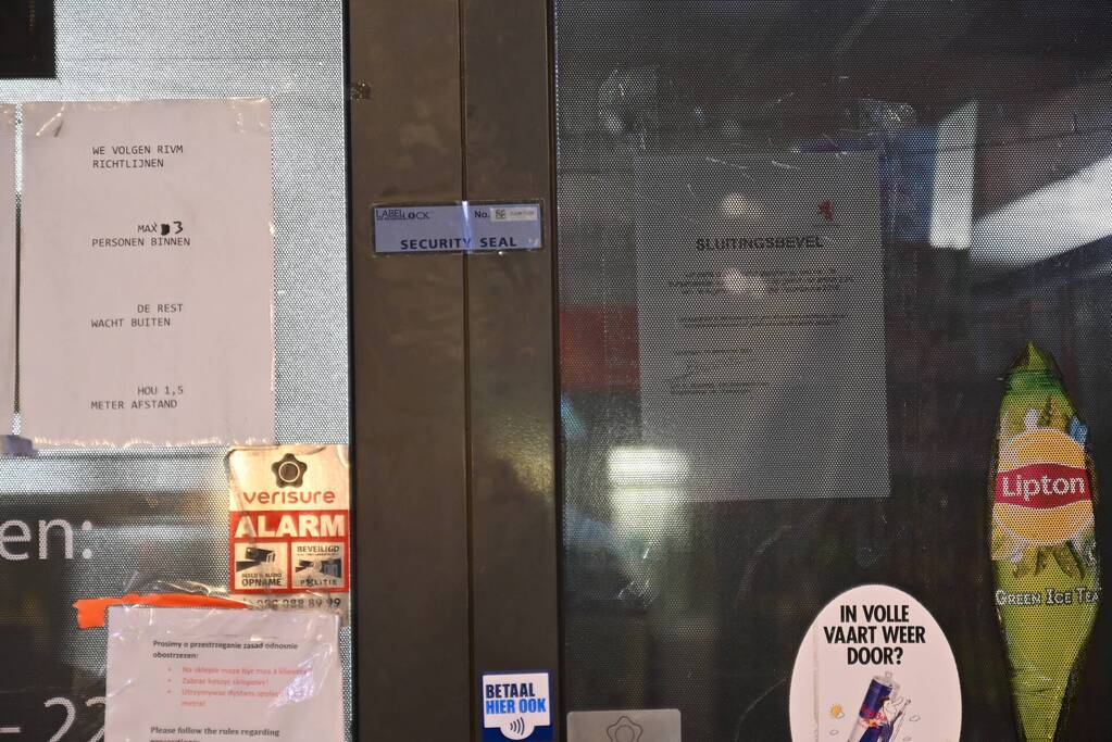 Supermarkt gesloten op last van burgemeester