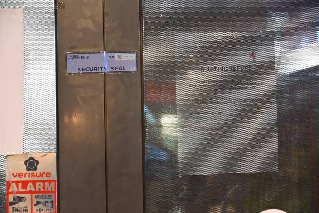 Supermarkt gesloten op last van burgemeester