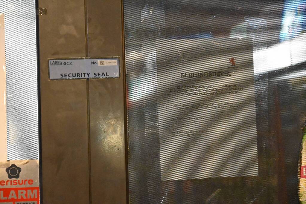 Supermarkt gesloten op last van burgemeester