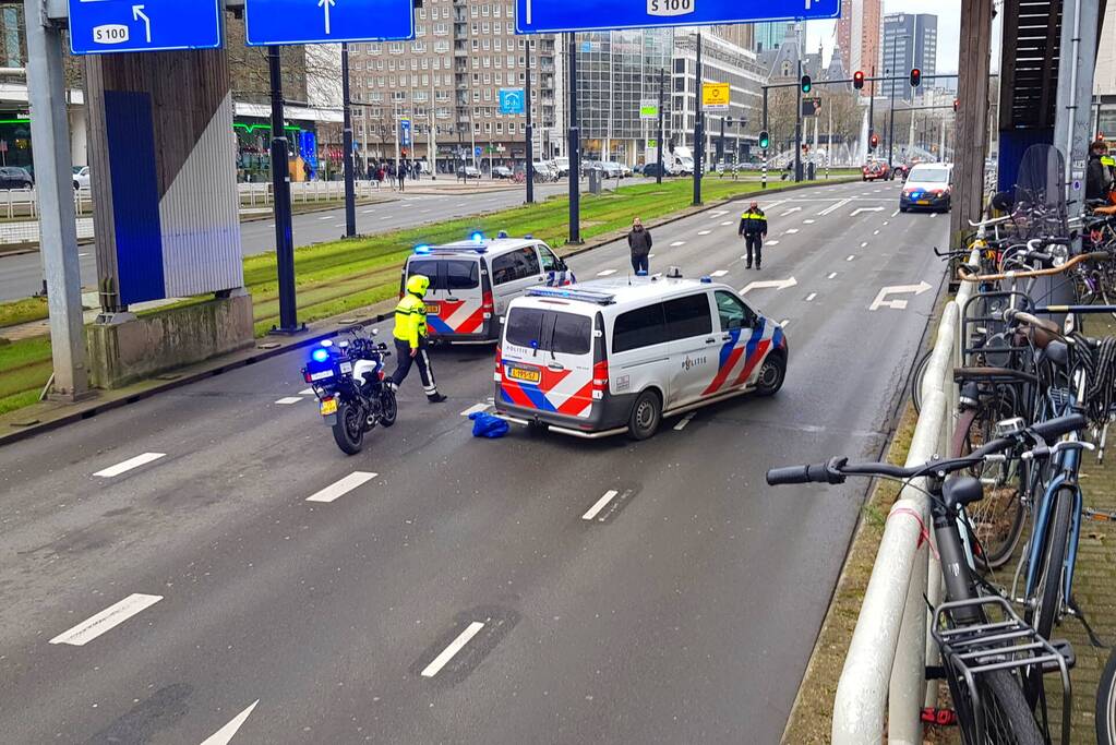 Weg afgesloten na incident