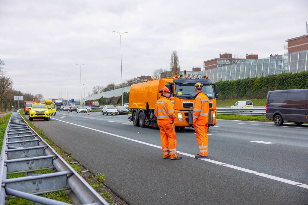 Lange files vanwege aanrijding op snelweg
