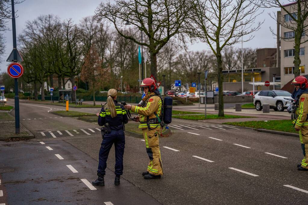 Gasleiding geraakt bij graafwerkzaamheden