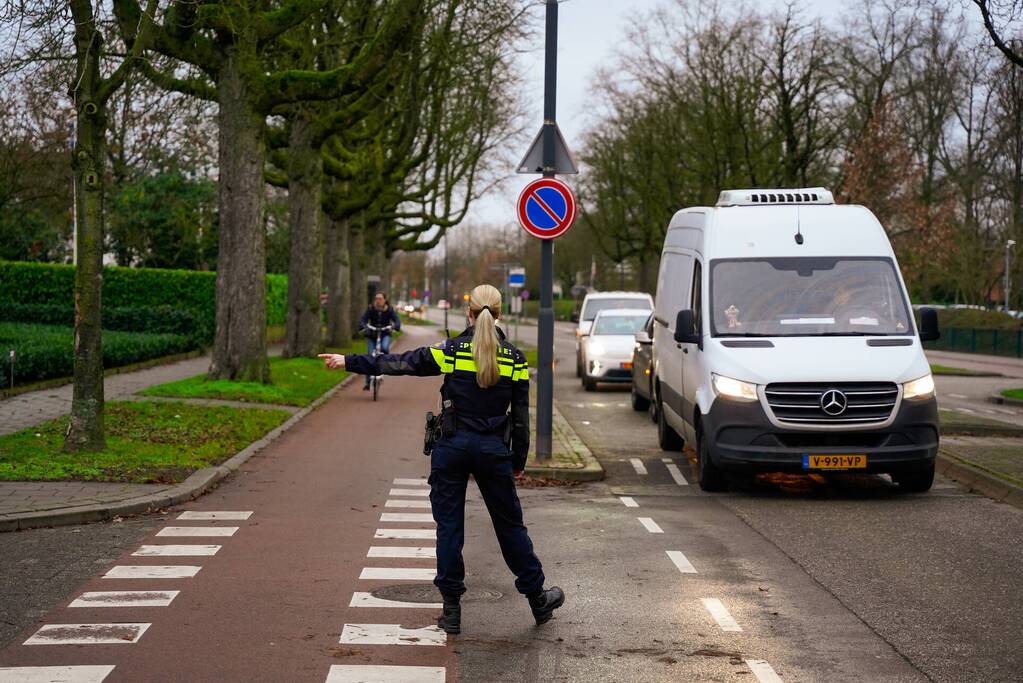 Gasleiding geraakt bij graafwerkzaamheden