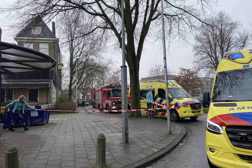 Gewonde na beknelling onder heimachine