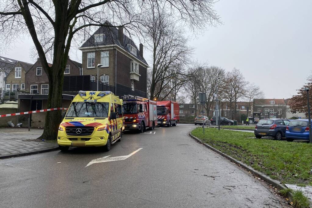 Gewonde na beknelling onder heimachine