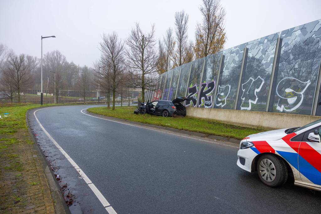 Zwaargewonde bij eenzijdig ongeval