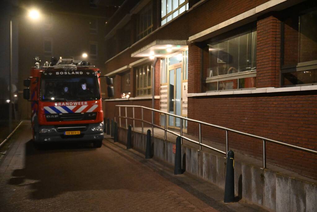 Brandweer ingezet voor waterlekkage