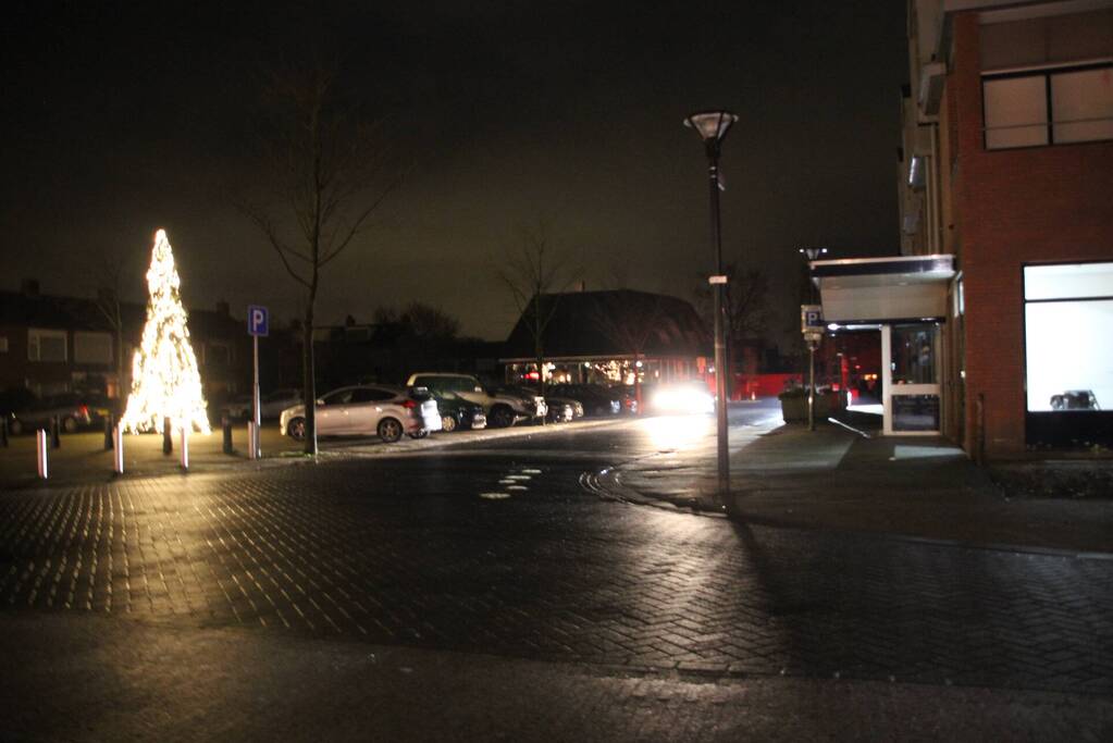 Donkere straten door stroomuitval