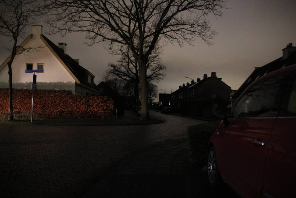 Donkere straten door stroomuitval