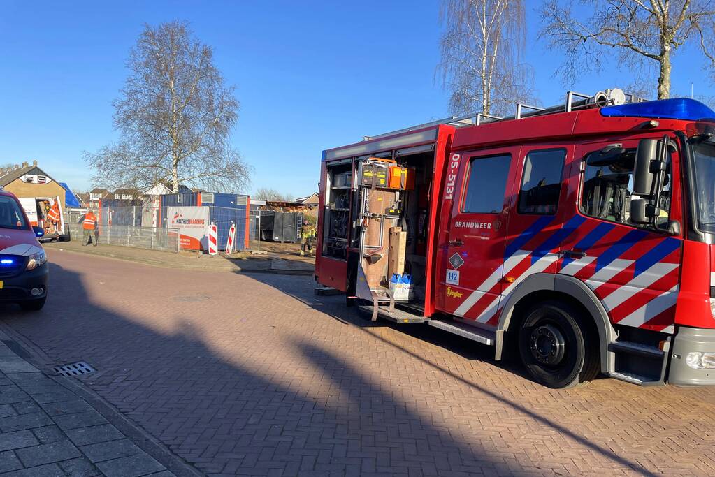 Persoon raakt bekneld tijdens sloopwerkzaamheden