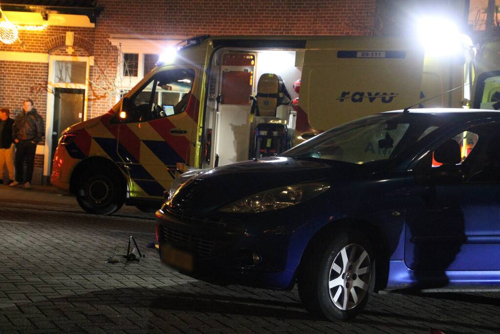 Kind geschept door personenauto