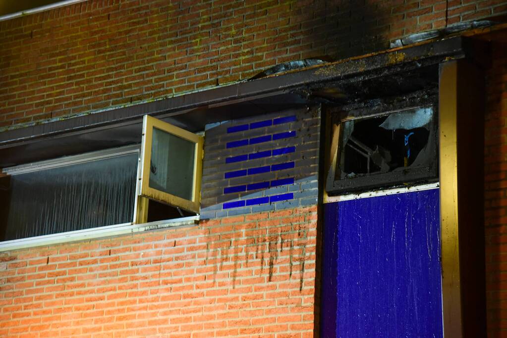 Forse rookontwikkeling bij uitslaande brand