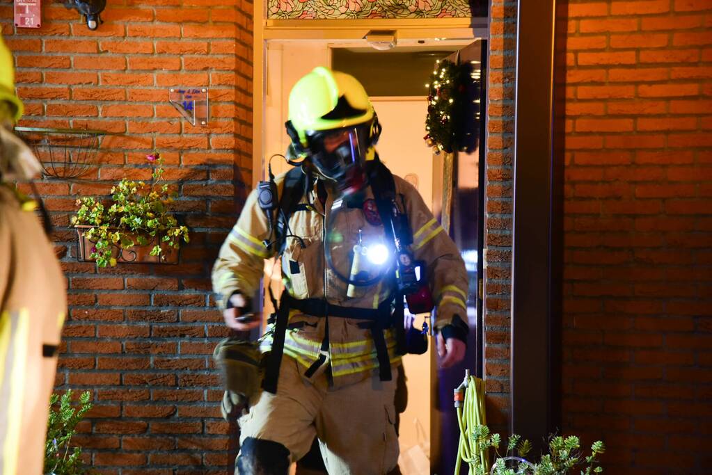 Forse rookontwikkeling bij uitslaande brand