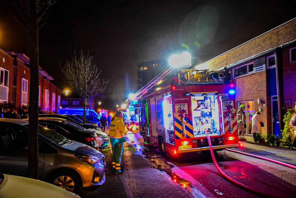 Forse rookontwikkeling bij uitslaande brand