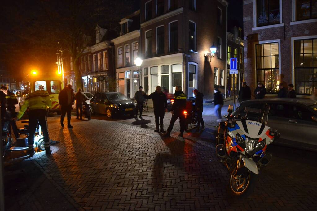 Ongeval tussen scooter en scootmobiel