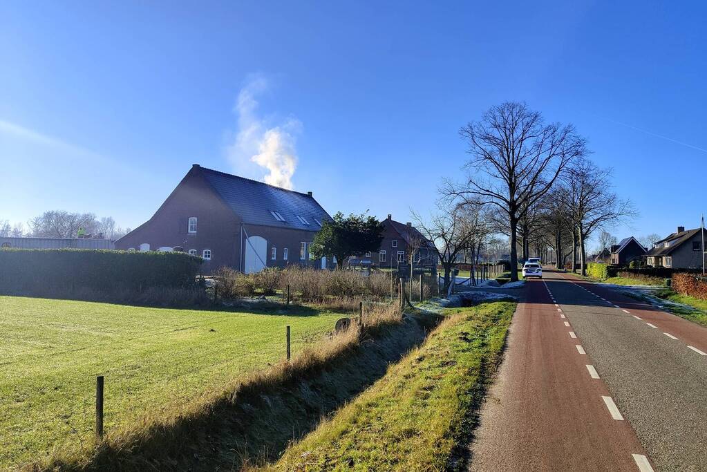 Veel rook bij brand in leegstaand pand