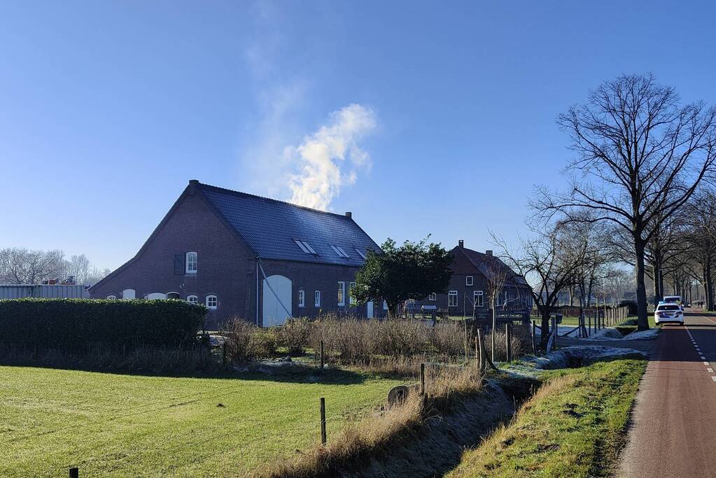 Veel rook bij brand in leegstaand pand