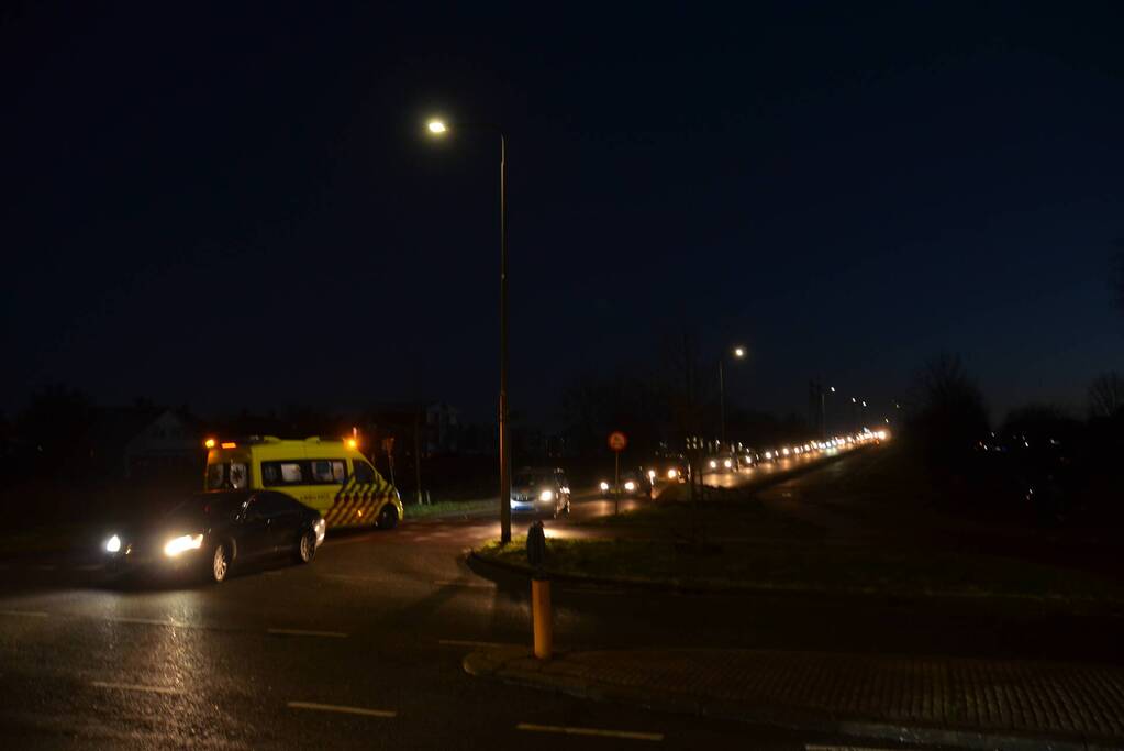 Verkeershinder door ongeval met fietser