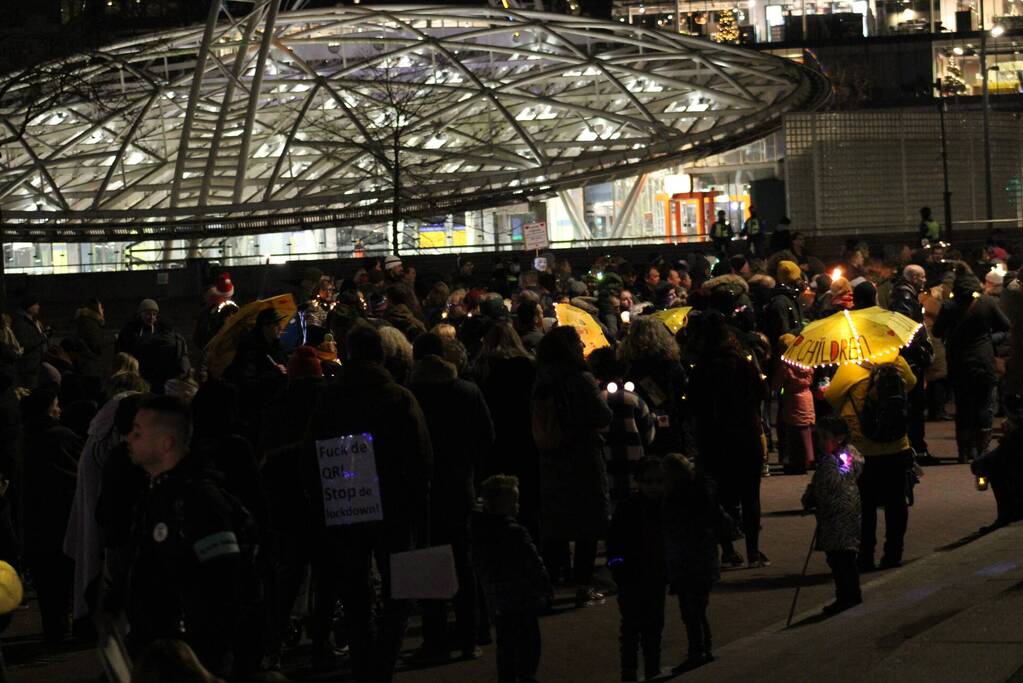 Lichtjestocht door het centrum
