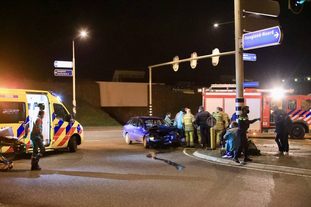 Gewonden bij aanrijding op kruising