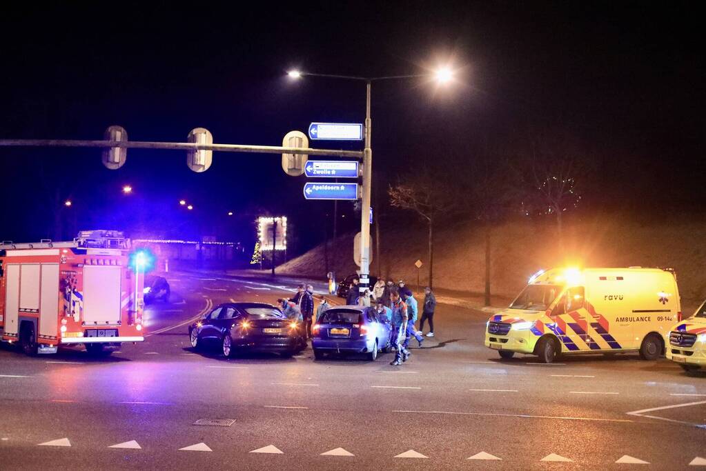 Gewonden bij aanrijding op kruising