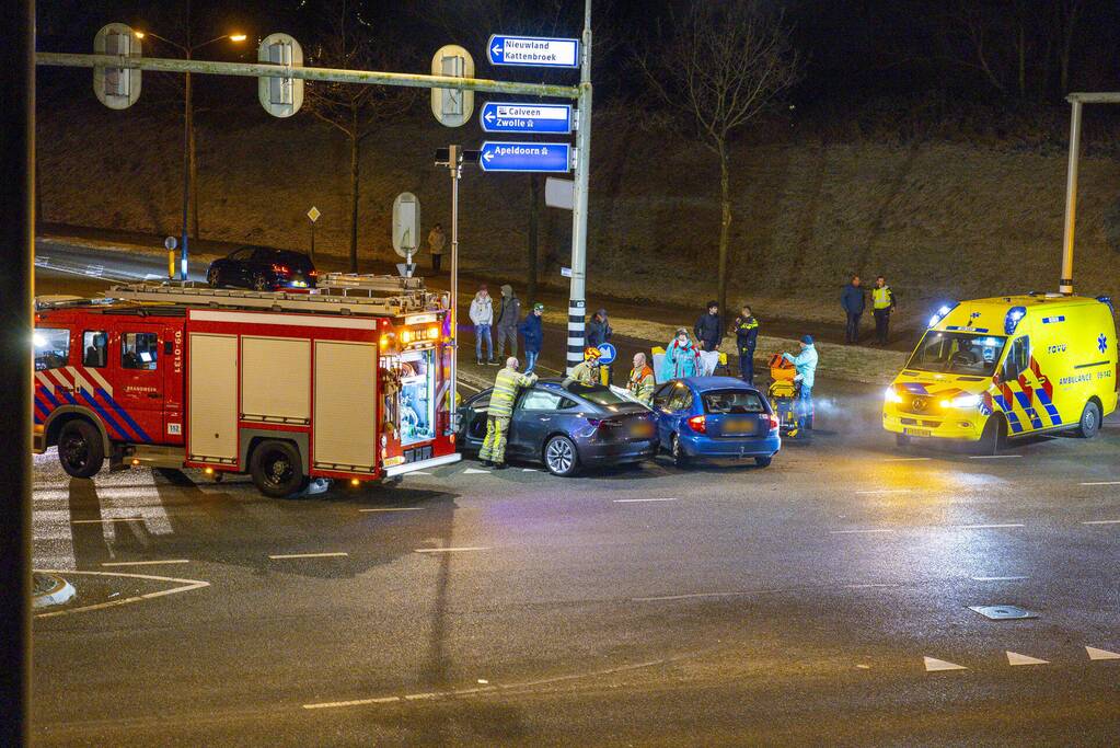 Gewonden bij aanrijding op kruising