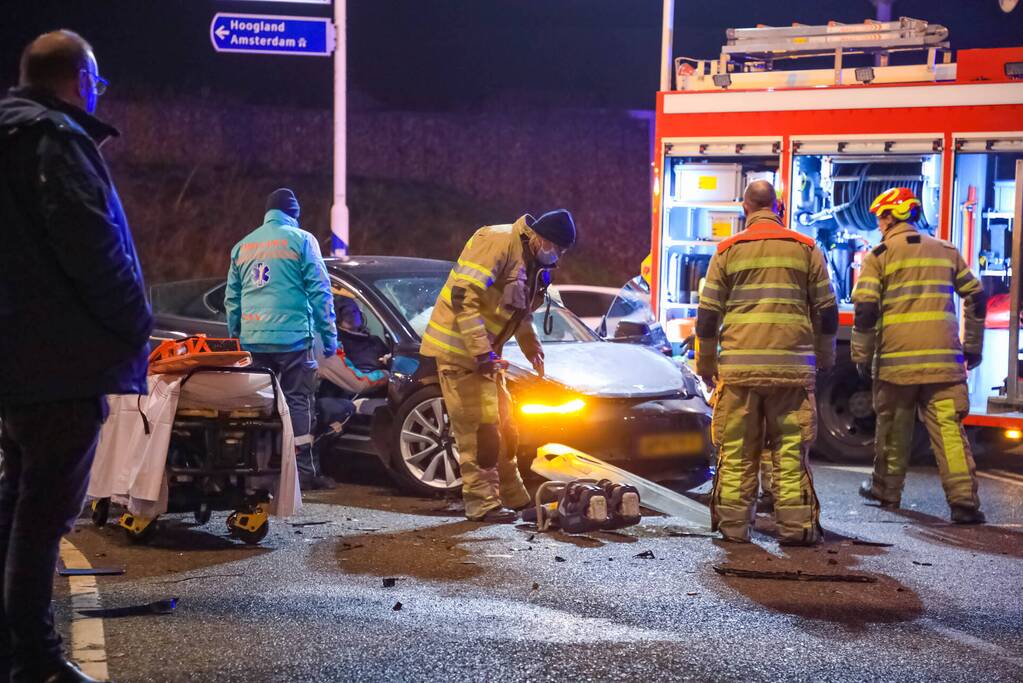 Gewonden bij aanrijding op kruising