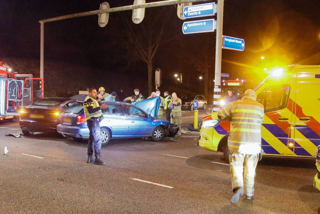 Gewonden bij aanrijding op kruising