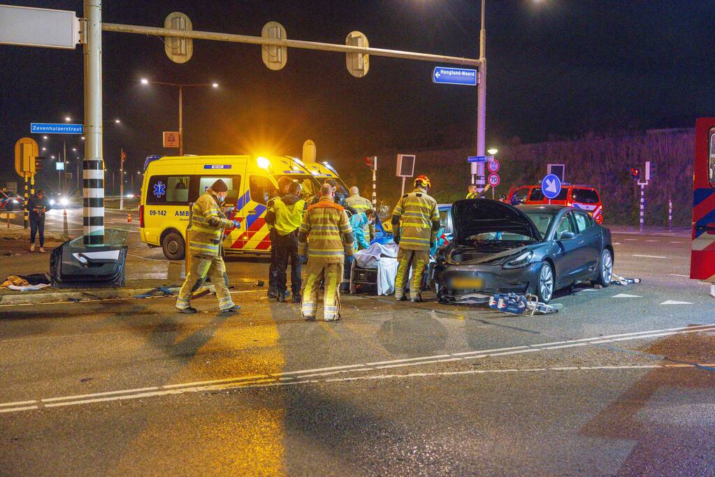 Gewonden bij aanrijding op kruising