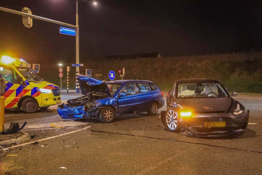 Gewonden bij aanrijding op kruising