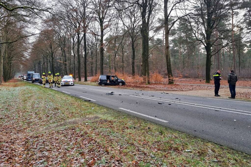 Enorme schade bij aanrijding