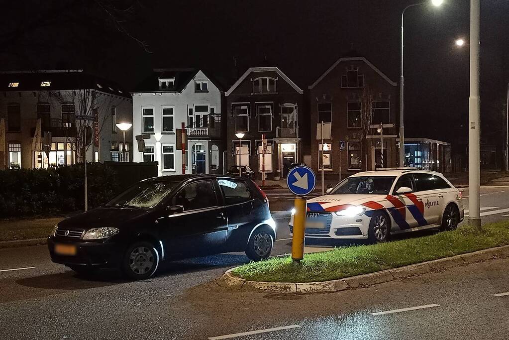 Auto beschadigd na ongeval