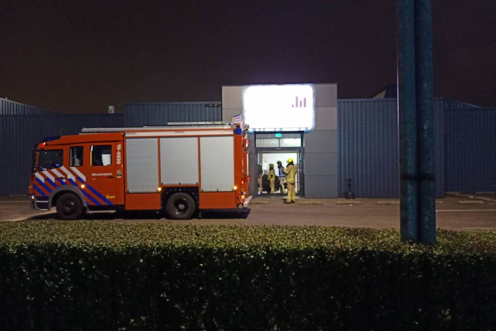 Winkelpand vol mist door inbraakalarm